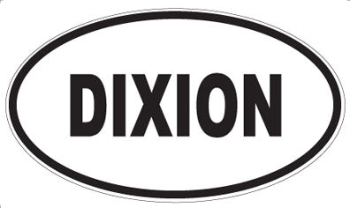 DIXION - Oval Sticker