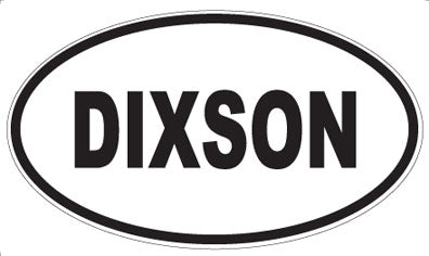 DIXSON - Oval Sticker