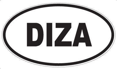 DIZA - Oval Magnet