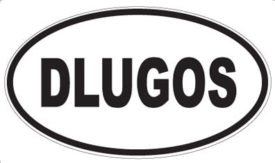 DLUGOS - Oval Magnet