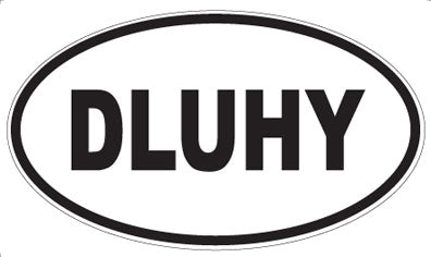 DLUHY - Oval Magnet