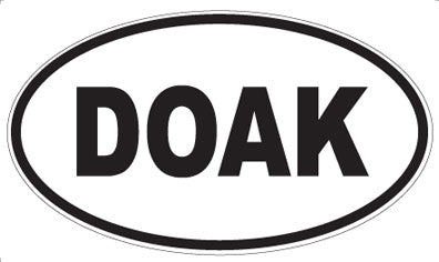 DOAK - Oval Sticker