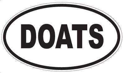 DOATS - Oval Magnet
