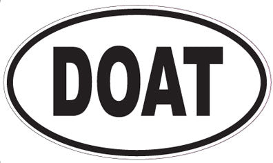 DOAT - Oval Sticker