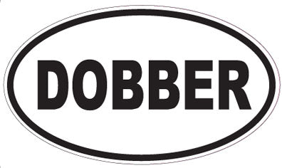 DOBBER - Oval Sticker