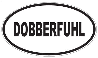 DOBBERFUHL - Oval Sticker