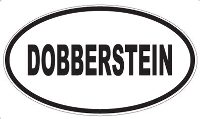 DOBBERSTEIN - Oval Sticker