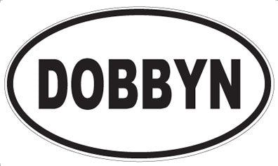 DOBBYN - Oval Sticker