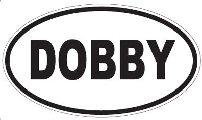 DOBBY - Oval Magnet