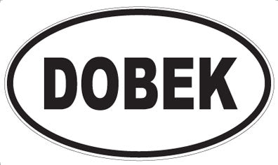 DOBEK - Oval Sticker
