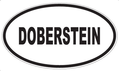 DOBERSTEIN - Oval Magnet