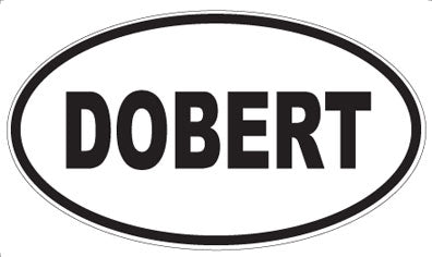 DOBERT - Oval Sticker