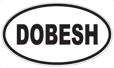 DOBESH - Oval Sticker