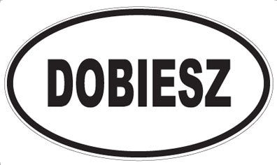 DOBIESZ - Oval Magnet