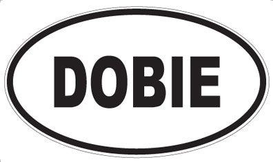 DOBIE - Oval Magnet