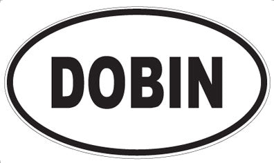 DOBIN - Oval Sticker
