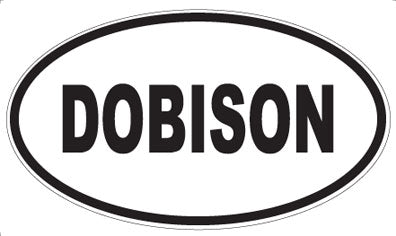 DOBISON - Oval Magnet
