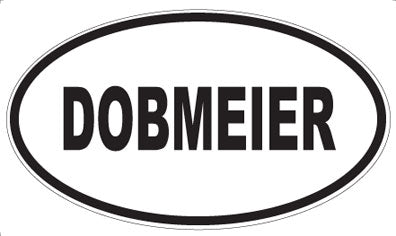 DOBMEIER - Oval Magnet