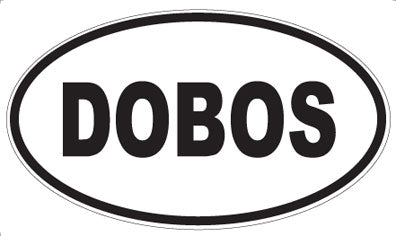 DOBOS - Oval Sticker