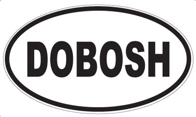DOBOSH - Oval Sticker