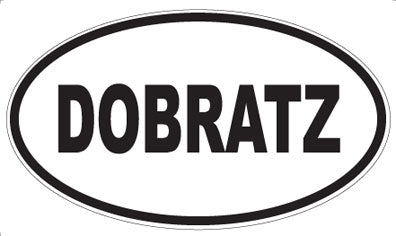 DOBRATZ - Oval Magnet