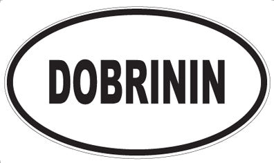 DOBRININ - Oval Sticker
