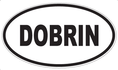 DOBRIN - Oval Magnet