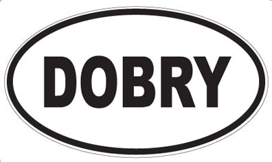DOBRY - Oval Magnet