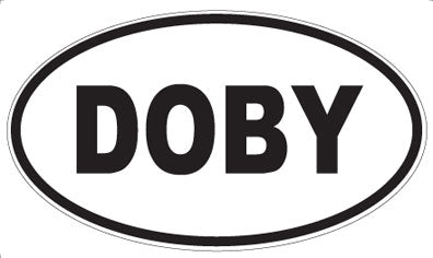 DOBY - Oval Magnet