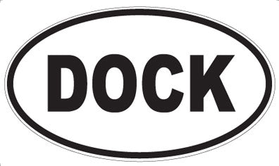 DOCK - Oval Magnet