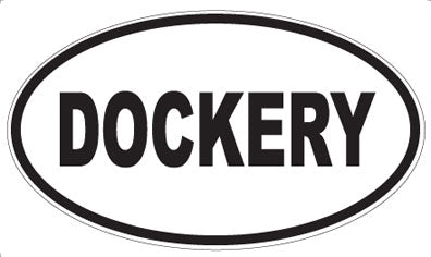 DOCKERY - Oval Magnet