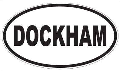 DOCKHAM - Oval Sticker