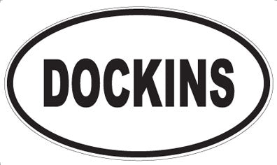 DOCKINS - Oval Sticker