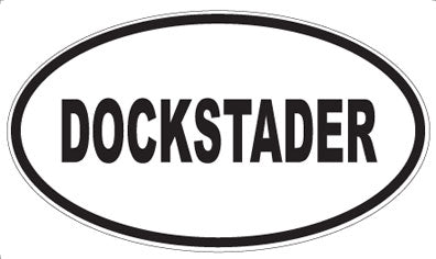 DOCKSTADER - Oval Magnet