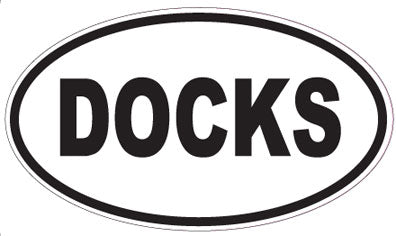 DOCKS - Oval Magnet