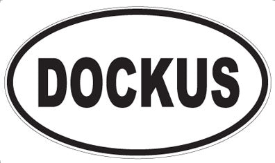 DOCKUS - Oval Magnet