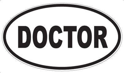 DOCTOR - Oval Magnet