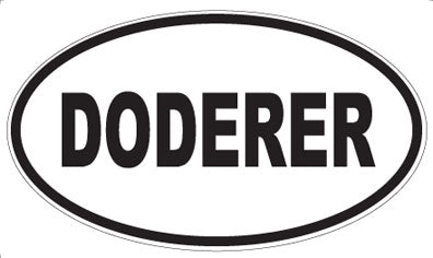 DODERER - Oval Magnet