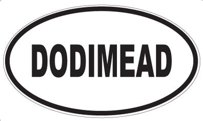 DODIMEAD - Oval Sticker