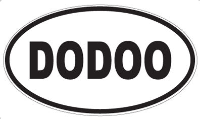 DODOO - Oval Sticker