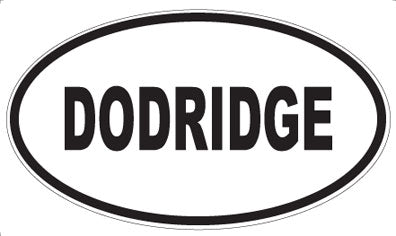 DODRIDGE - Oval Magnet
