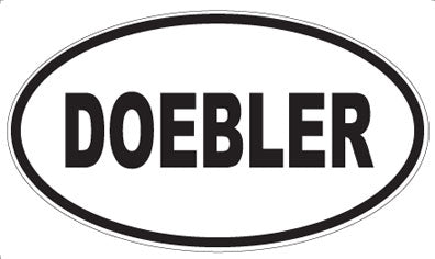 DOEBLER - Oval Magnet