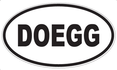 DOEGG - Oval Sticker