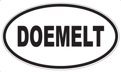 DOEMELT - Oval Magnet