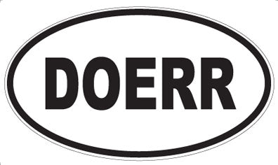 DOERR - Oval Magnet