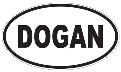 DOGAN - Oval Magnet