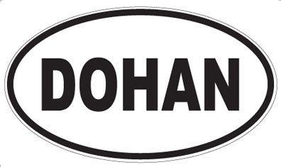 DOHAN - Oval Sticker
