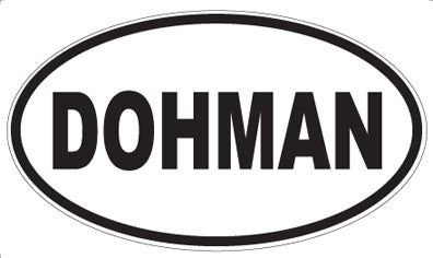 DOHMAN - Oval Magnet