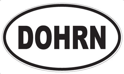 DOHRN - Oval Magnet