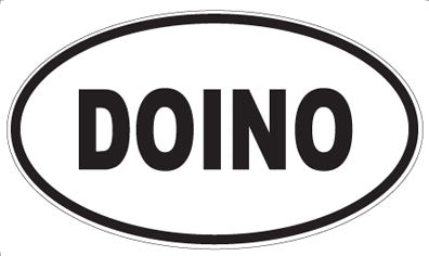 DOINO - Oval Sticker